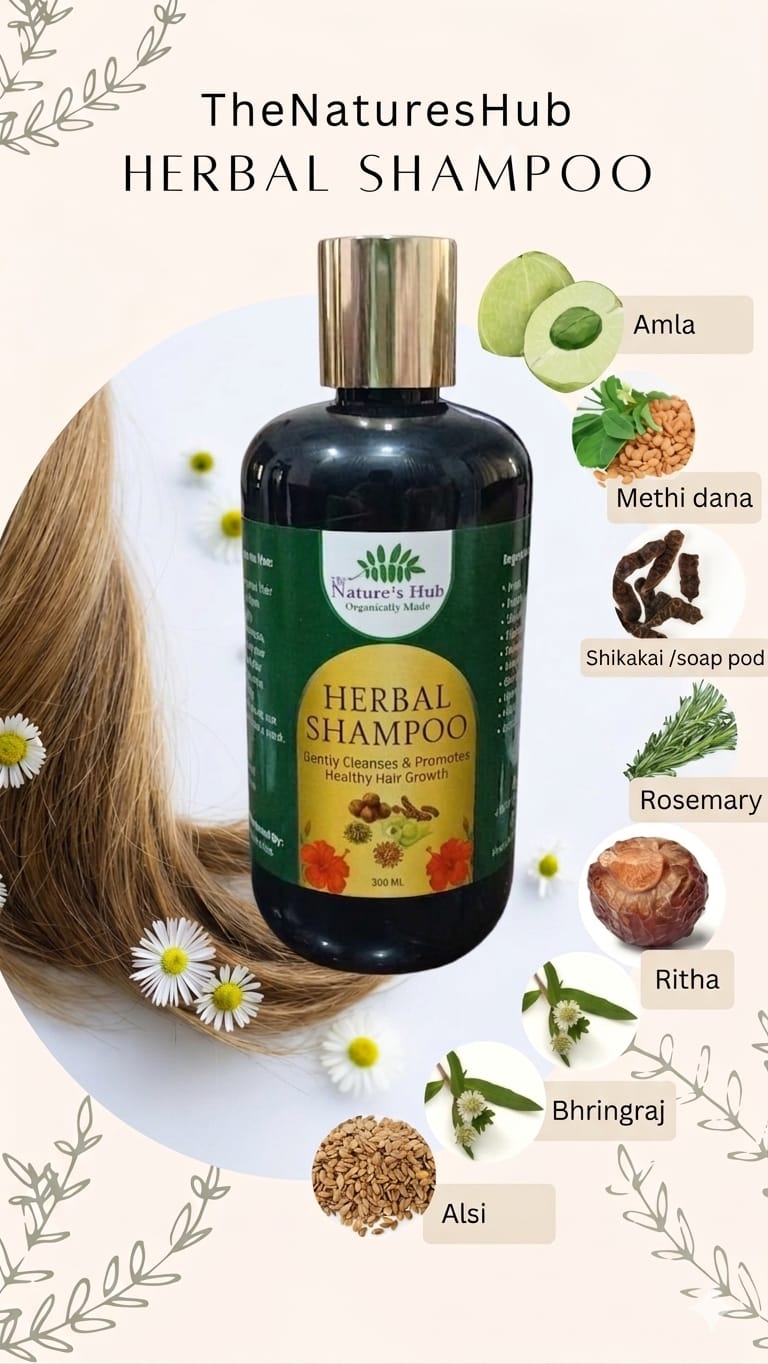 Nature’s Hub Herbal Shampoo 300ml